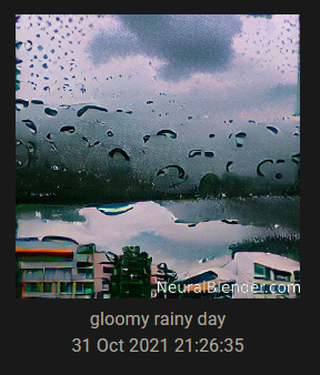gloomy rainy day